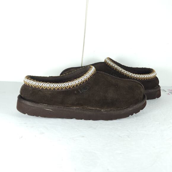 UGG Men\'s Tasman II US 8 Dusted Cocoa Suede Sheepskin Lined Slippers Shoes main image 11